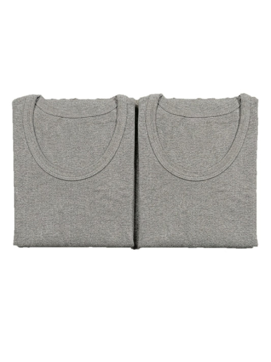 Pack Of Two Men’s Premium Fine Rib-Knit Cotton Tank Top